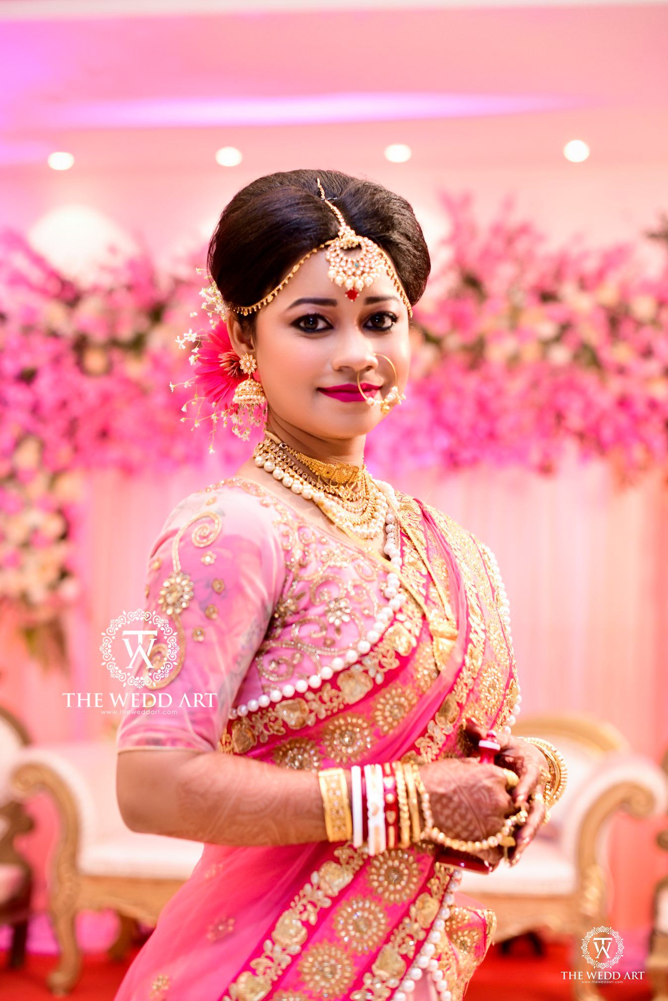 Reception shop bengali bride